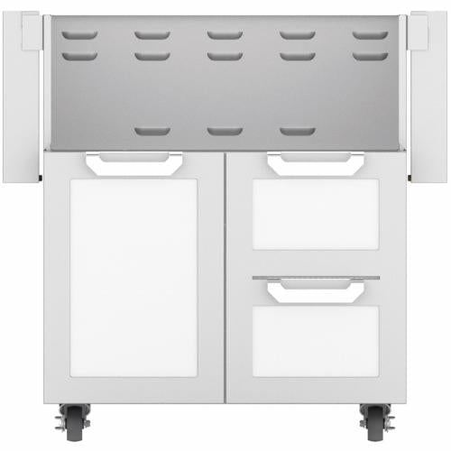 Hestan GCR30WH Double Drawer And Door Cart, 30-Inch - White