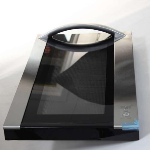LG Microwave Full Door Assembly, Stainless Steel - ADC73908103