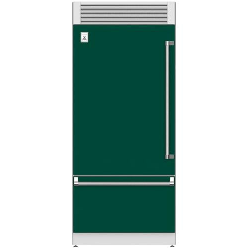 Hestan KRPR36GR Refrigerator, Bottom Mount, Top Compressor, Pro, Right Hinge