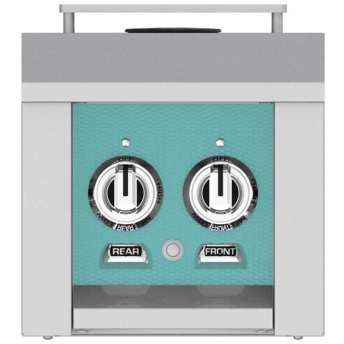 Hestan AGB122NGTQ Double Side Burner, Built-In, 12-Inch - Ng - Turquoise