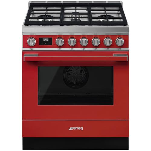Smeg CPF30UGGR Gas Range 30-Inch