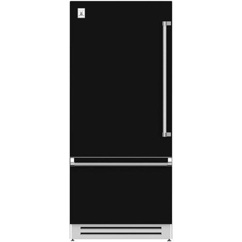Hestan KRBL36BK Refrigerator, Bottom Mount, Bottom Compressor, Left Hinged,