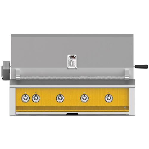 Hestan EMBR42LPYW Grill, Aspire, Built-In, (3) U-Burner, (1) Sear, Rotisserie,