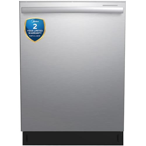 Midea MDT24H14ASTC 24-In Built-In Dishwasher Stainless Steel
