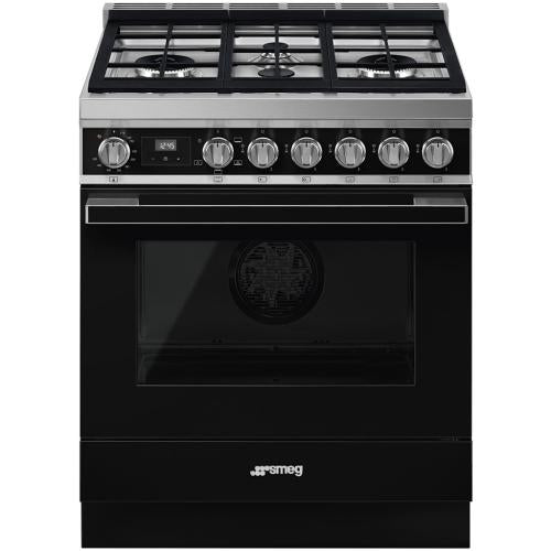 Smeg CPF30UGGBL Gas Range 30-Inch