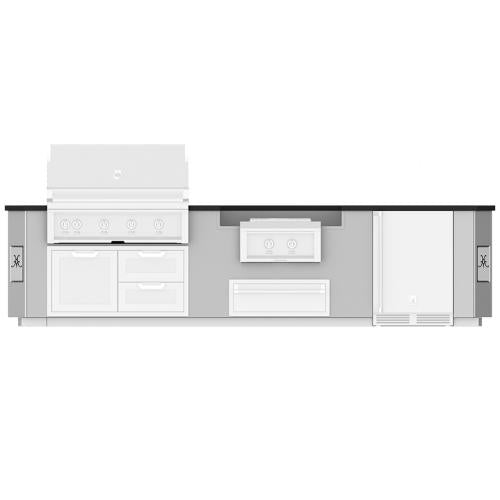 Hestan GESP12 Grill, Outdoor Living Suite, Power Burner, 12 Foot