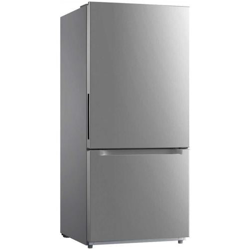 Midea MSBF18SSIM Seasons 18.7 Cu.Ft. Bottom Freezer Refrigerator, (Ss)
