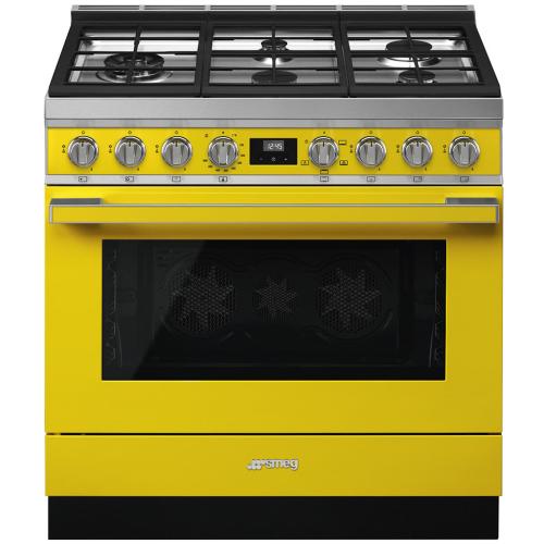 Smeg CPF36UGGYW Gas Range 36-Inch