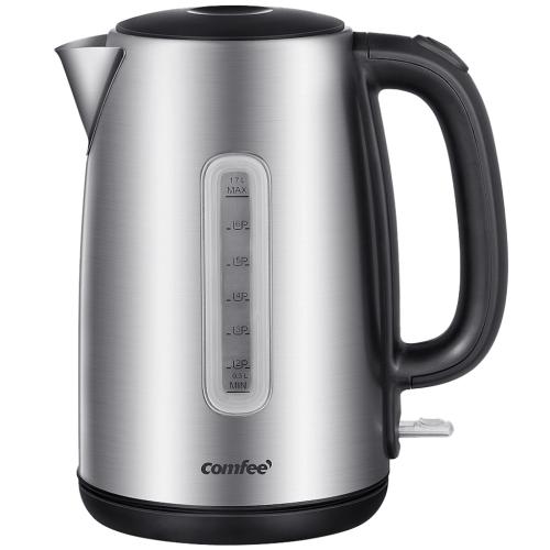 Midea CKE171M2BSK Comfee 1.7 L Stainless Steel Electric Kettle