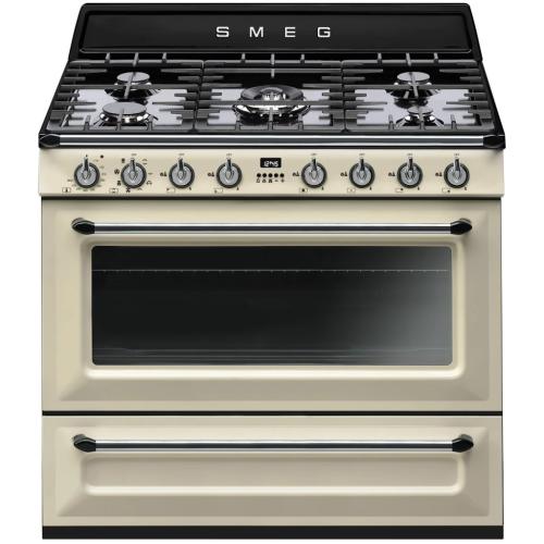 Smeg TRU90P Dual Fuel Range 36-Inch