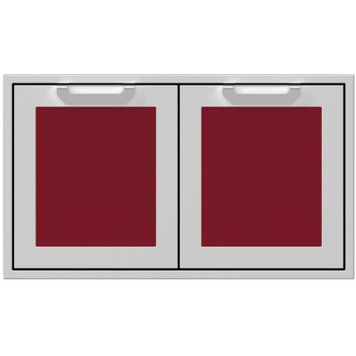 Hestan AGAD36BG Double Access Doors, Marquise, 36-Inch - Burgundy