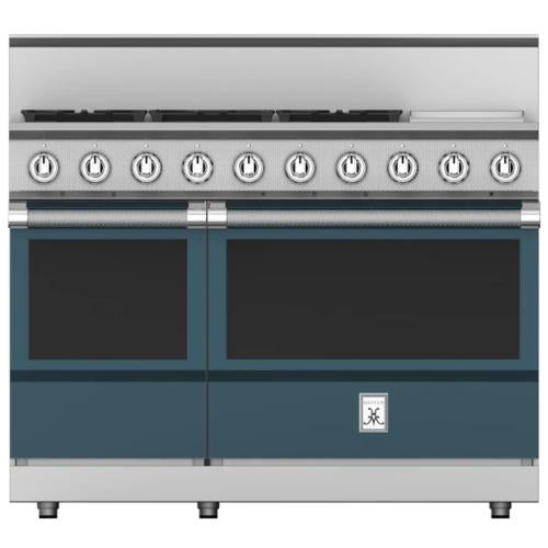 Hestan KRG485GDLPGG Range, 5 Burner With Griddle, All Gas, 48-Inch - Lp - Dark G