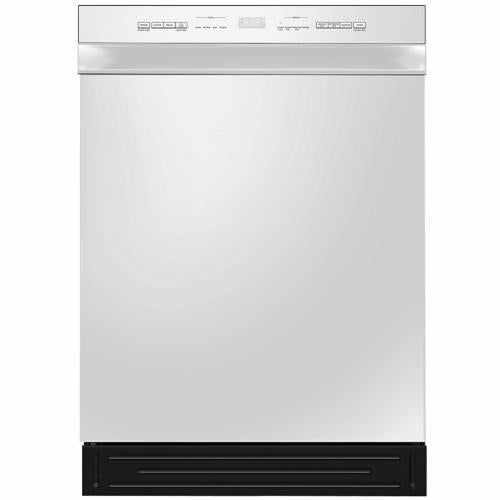 Midea MDF24P2BWW 24-Inch Front Control Hybrid Tub Dishwasher In White