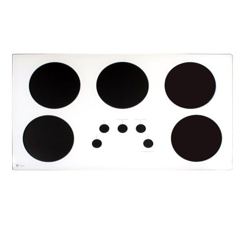 GE Glass Main Top-White - WB61K5038