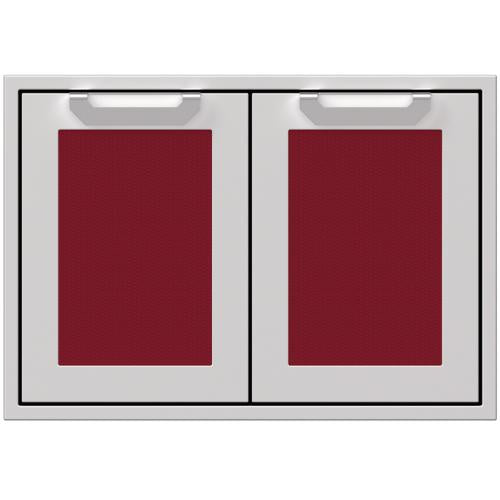 Hestan AGAD30BG Double Access Doors, Marquise, 30-Inch - Burgundy
