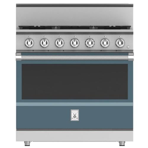Hestan KRG365LPGG Range, 5 Burner, All Gas, 36-Inch - Lp - Dark Gray