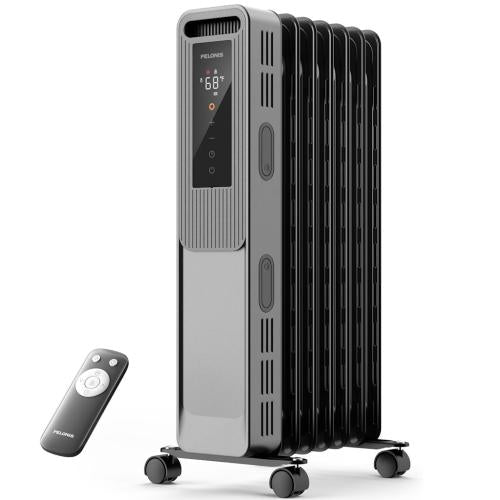 Midea PSHO07JR4AGB Pelonis 1500W Oil Filled Radiator Heater