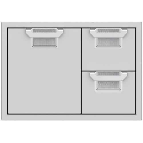 Hestan AESDR30 Double Drawer And Storage Door Combination, 30-Inch