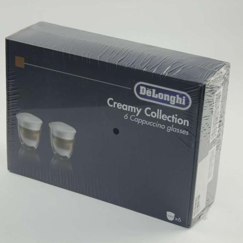 Delonghi 6 Cappuccino Cups: Creamy Coll - 5513296661