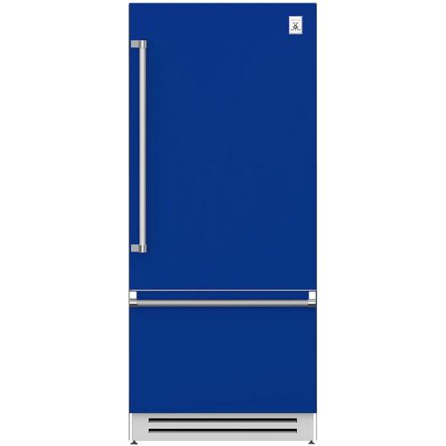 Hestan KRBR36BU Refrigerator, Bottom Mount, Bottom Compressor, Right Hinged,