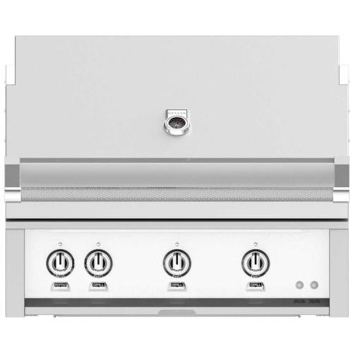 Hestan GMBR36LPWH Grill, Built-In, (2) Trellis, (1) Sear, Rotisserie, 36-Inch