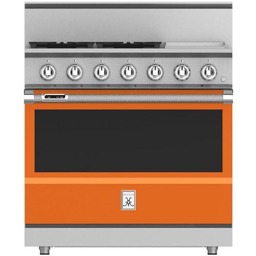 Hestan KRD364GDLPOR Range, 4 Burner With Griddle, Dual Fuel, 36-Inch - Lp - Oran