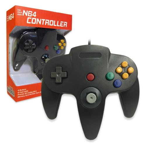 VIDEO GAMING Nintendo 64 Controller Black - OS-6596