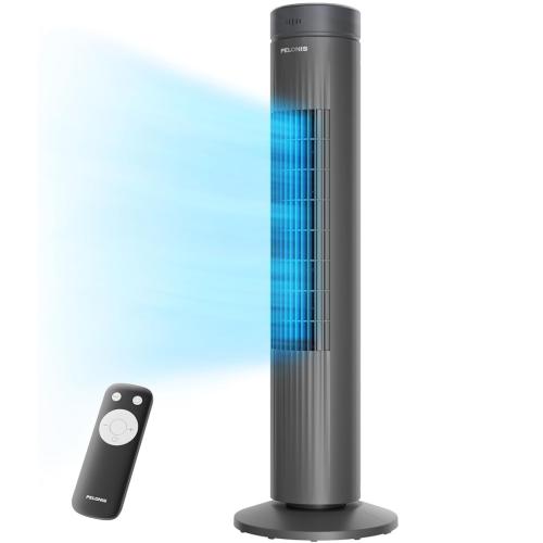 Midea PFZ30R0APKG Pelonis 30-Inch Tower Fan Dark Titanium Gray