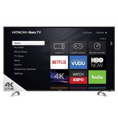 Hitachi 49R80 49-Inch Class 4K Uhd Hdr Tv With Roku Tv
