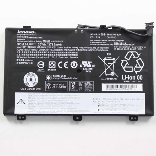 Lenovo Laptop Battery - 00HW001