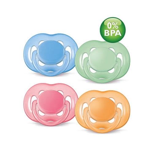 Avent SCF178/24 Avent Freeflow Pacifiers 0-6M Bpa-Fr