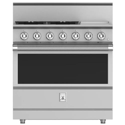 Hestan KRG364GDNG Range, 4 Burner With Griddle, All Gas, 36-Inch - Ng - Stainl