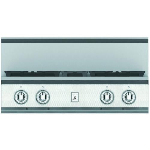 Hestan KRT304NGWH Rangetop, 4 Burner, 30-Ng-White
