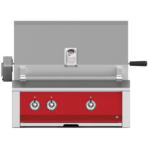 Hestan EABR30NGRD Grill, Aspire, Built-In, (2) U-Burner, Rotisserie, 30-Inch -