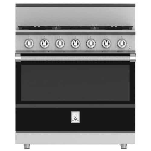 Hestan KRG365NGBK Range, 5 Burner, All Gas, 36-Inch - Ng - Black