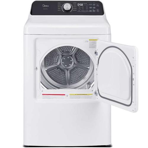 Midea MLTE52M2BWW 7.0 Cu. Ft. Smart Tumble Dryer