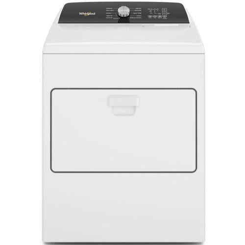 Whirlpool WED5010LW0 7.0 Cu. Ft. Top Load Electric Moisture Sensing Dryer
