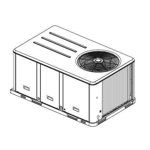 Trane TSC102F4R0A0000 Packaged Rooftop Air Conditioner