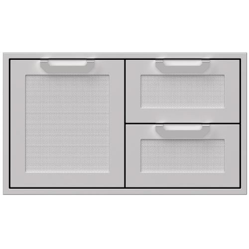 Hestan AGSDR42FAB Double Drawer And Storage Door Combination, Marquise, 42-Inc