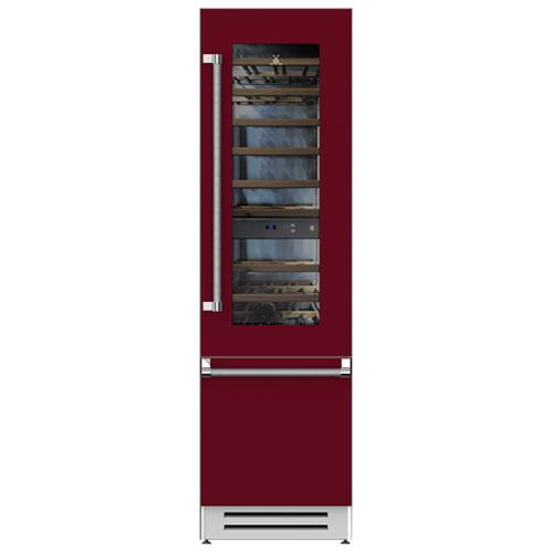 Hestan KRWR24BG Refrigerator With Wine, Right Hinged, 24-Inch - Burgundy