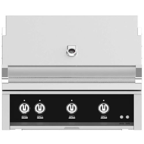 Hestan GABR36LPBK Grill, Built-In, (3) Trellis, Rotisserie, 36-Inch - Lp - Bla