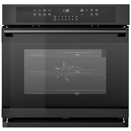 Ikea 90462039 90462039 Adratt Wall Oven True Conv+Self-Clean Black Ss Na