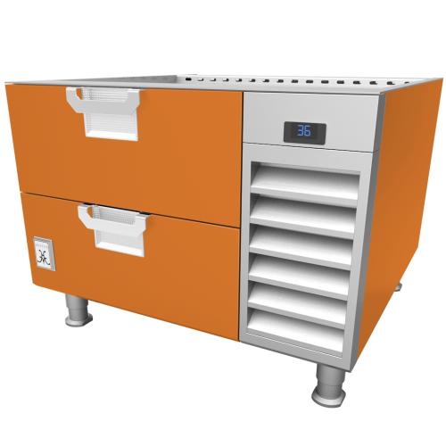 Hestan HRBRC48OR Refrigerated Base, Cold Rail, 48-Inch , Remote, Assembly, Or