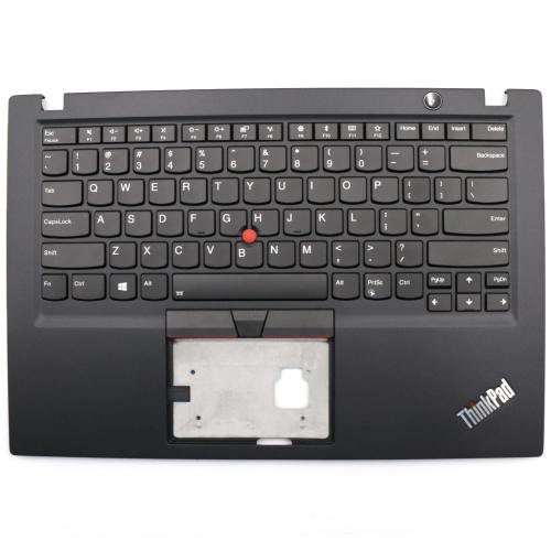 Lenovo Ft491 Log Up Assy W/Bl Kb Blk - 02HM208