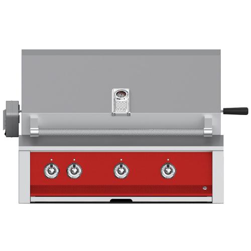 Hestan EMBR36NGRD Grill, Aspire, Built-In, (2) U-Burner, (1) Sear, Rotisserie,