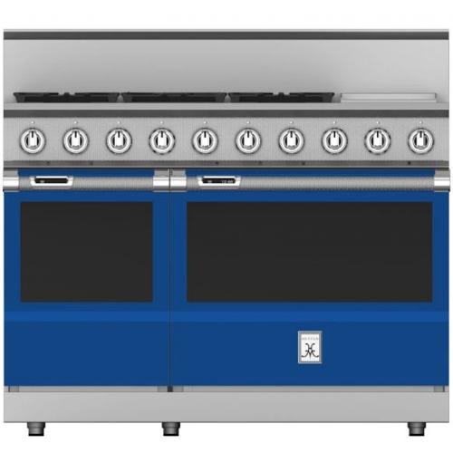 Hestan KRD485GDNGBU Range, 5 Burner With 12-Inch Griddle, Dual Fuel, 48-Inch -Ng