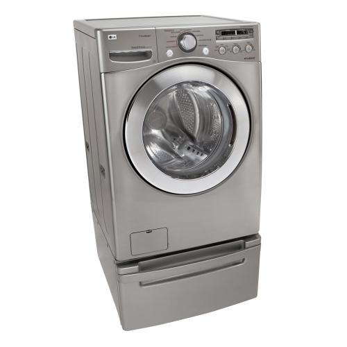 LG WM2501HVA 27 Inch Front-Load Steam Washer with 4.2 cu. ft. Capacity, 9 Wash Programs, 5 Temperature Levels, 1,200 RPM Spin Speed, SteamFresh Cycle and LED Display: Graphite Steel
