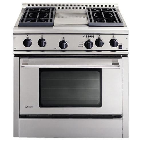 Ge ZDP36L4DD2SS Gas Range Or Dual Fuel