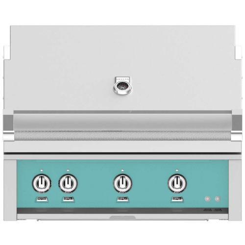 Hestan GMBR36LPTQ Grill, Built-In, (2) Trellis, (1) Sear, Rotisserie, 36-Inch
