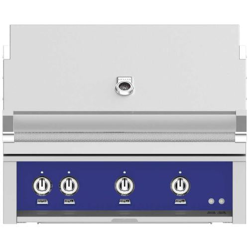Hestan GSBR36LPBU Grill, Built-In, (3) Sear, Rotisserie, 36-Inch - Lp - Blue